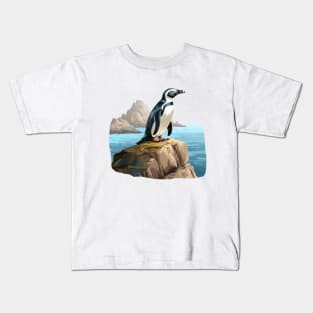 Galapagos Penguin Kids T-Shirt